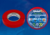 Изолента Uniel UIT-135P 20/15/01 RED - купить в Екатеринбурге