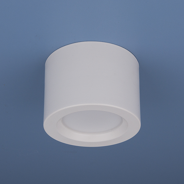 Накладной потолочный светодиодный светильник DLR026 6W 4200K белый матовый с гарантией 